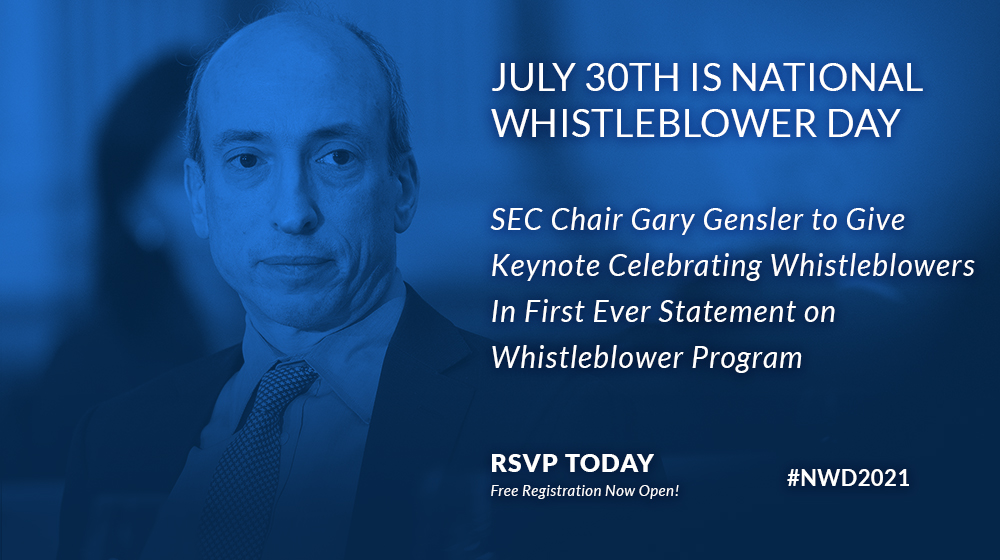 National Whistleblower Day - Gary Gensler Promo