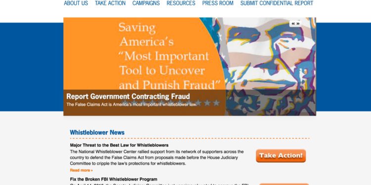 National Whistleblower Center Launches New Responsive Website