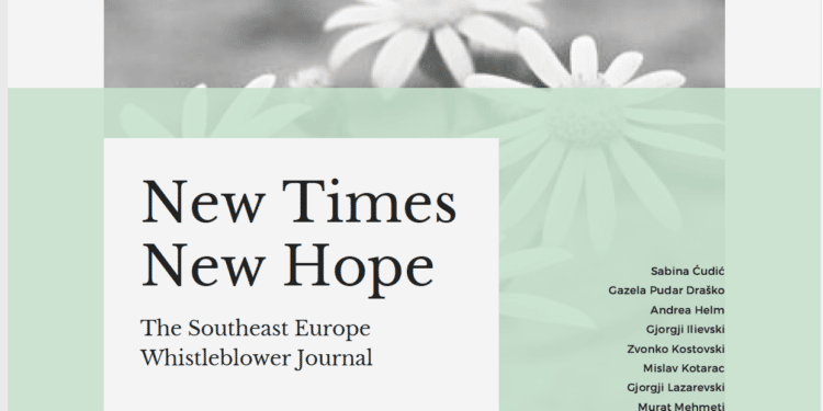 New Times, New Hope for Balkan Whistleblowers