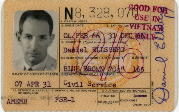 Ellsberg says “We need more whistleblowing, not less”