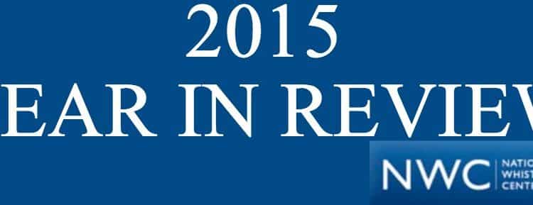 Whistleblower Group Highlights 2015 Accomplishments