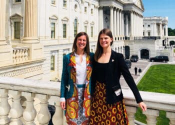 Sara Thompson at the US Capitol