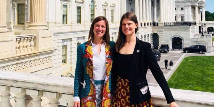 Sara Thompson at the US Capitol