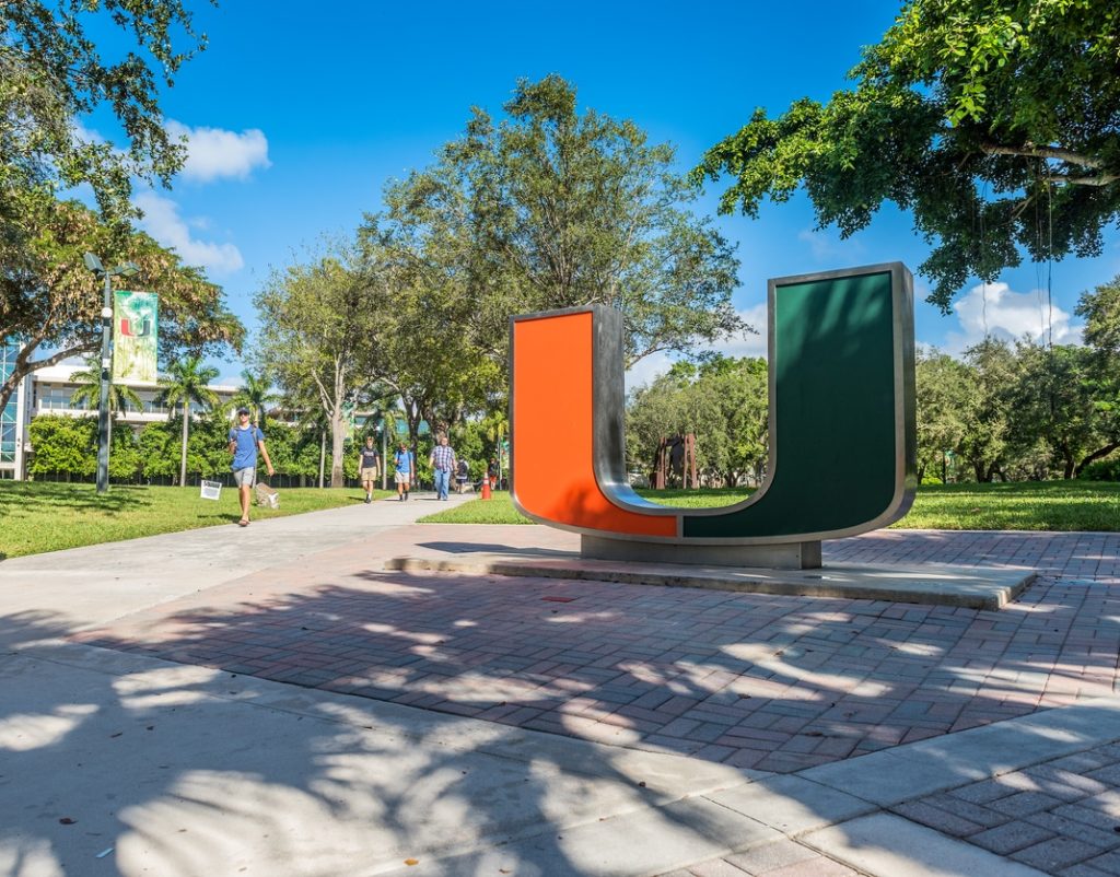 Campus of University of Miami