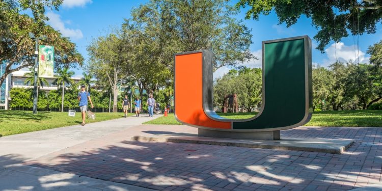 Campus of University of Miami