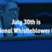 National Whistleblower Day 2025 is on July 30 – Jane Turner at the Podium