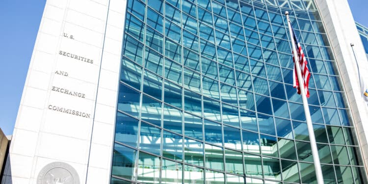 Photo of the Securities and Exchange Commission building in Washington, DC