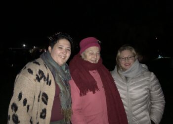 Georgina Halford-Hall pictured on left.