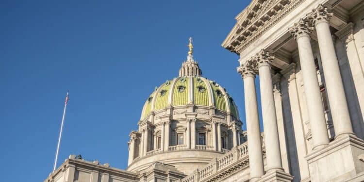 Pennsylvania state capitol building