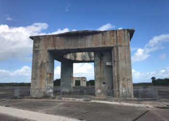 A photo courtesy of the author taken at Kennedy Space Center’s Launch Complex 34, the site of the Apollo 1 fire in January 1967