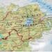 Colorful map of Northern Ireland
