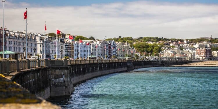 Douglas Promenade on the Isle of Man