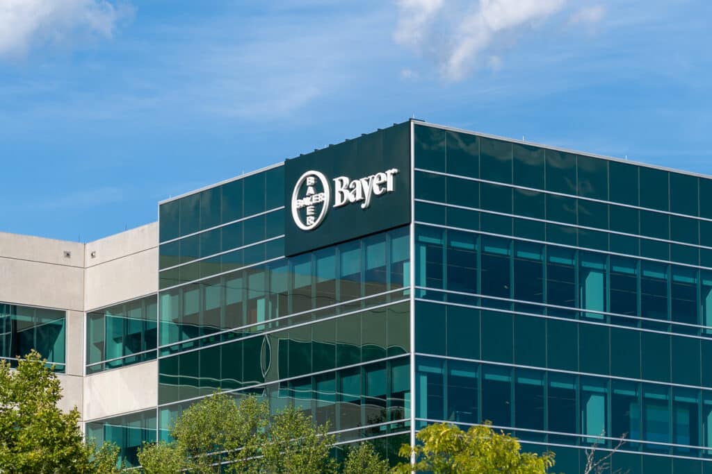 Photo of a Bayer building
