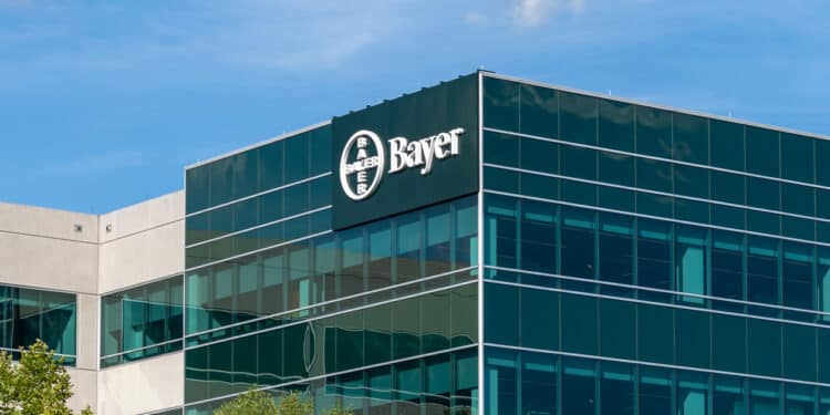 Photo of a Bayer building