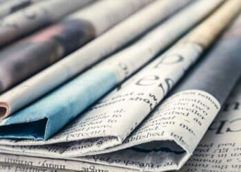 Photo of a bunch of different newspapers
