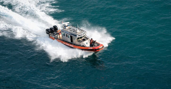 U.S. Coast Guard boat