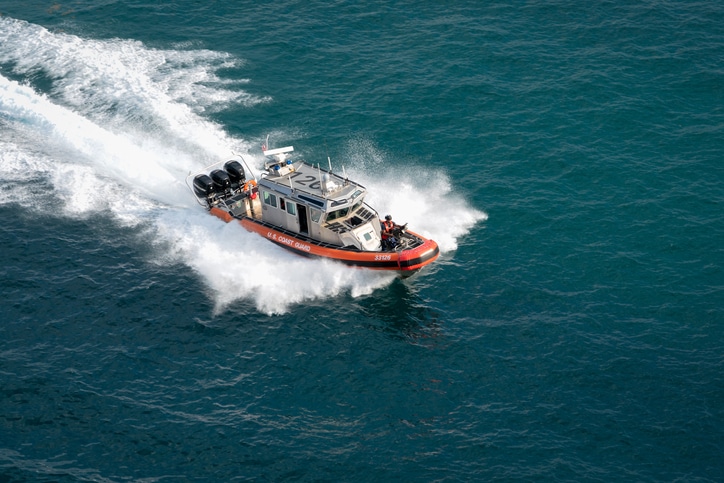 U.S. Coast Guard boat
