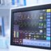 Ventilator machine close-up