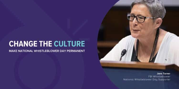 Make National Whistleblower Day Permanent