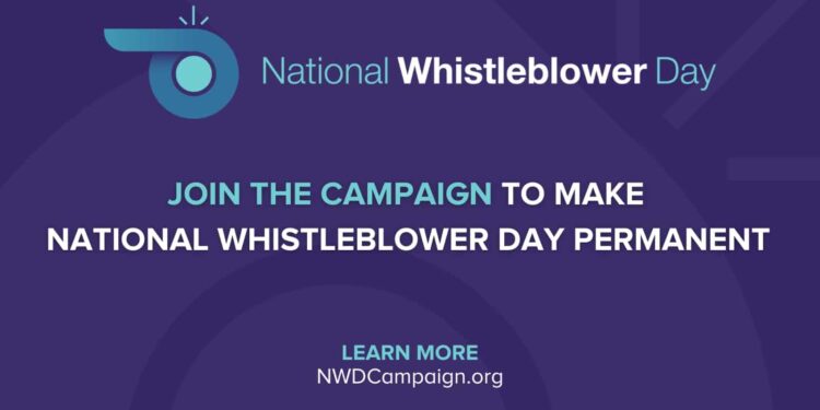 Media Kit for National Whistleblower Day Kit Now Live; Supporters Encouraged to Share