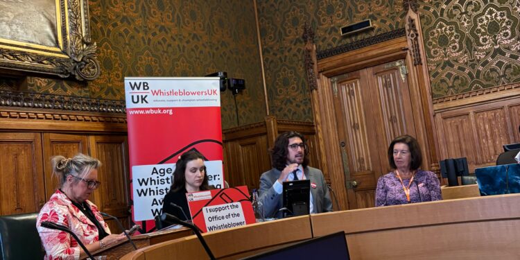 Whistleblower attorney Ben Calitri at Whistleblowing Awareness Week hosted by WhistleblowersUK.