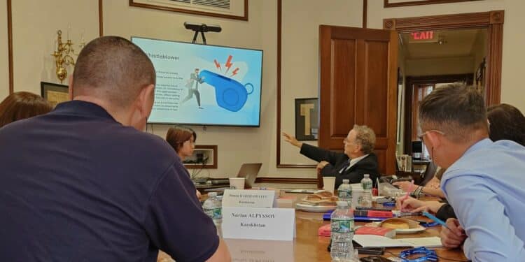 Kazakhstan Officials Learn How U.S. Whistleblower Incentives Fight Global Corruption