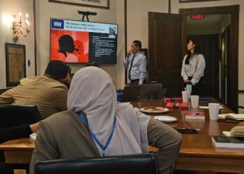 WNN welcomed an Indonesian delegation as part of the U.S. State Department's International Visitor Leadership Program