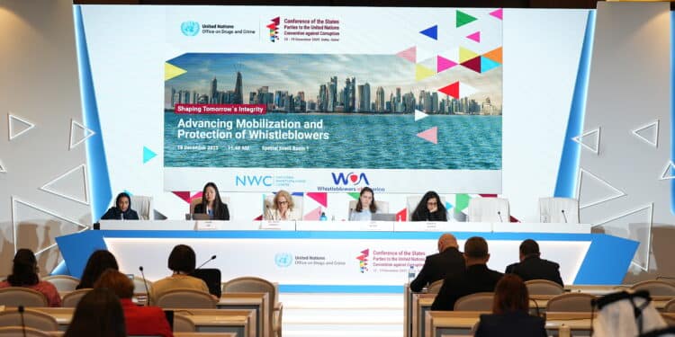 Whistleblower Advocates Push for Global Mobilization of Whistleblowers at UN Anti-Corruption Conference